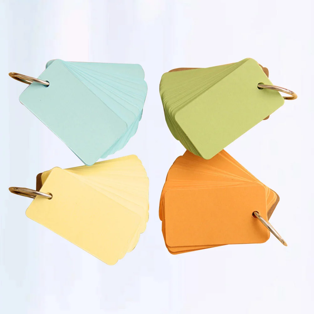 

4 Pcs Note Paper Portable Notepad Students Stationery Loose-leaf Tearable Office