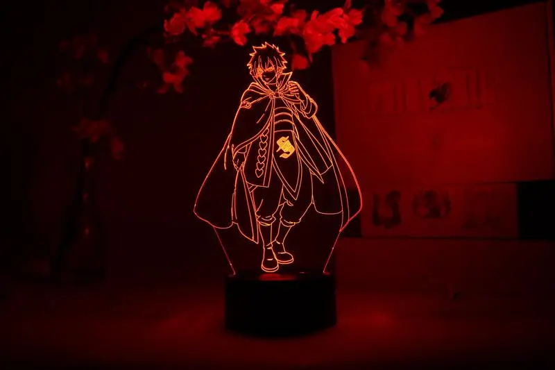 

Jellal Фернандес Фея хвост аниме фигурка светодиодный ночник для ребенка подарок на день рождения Спальня Декор свет манга акриловая 3D настол...