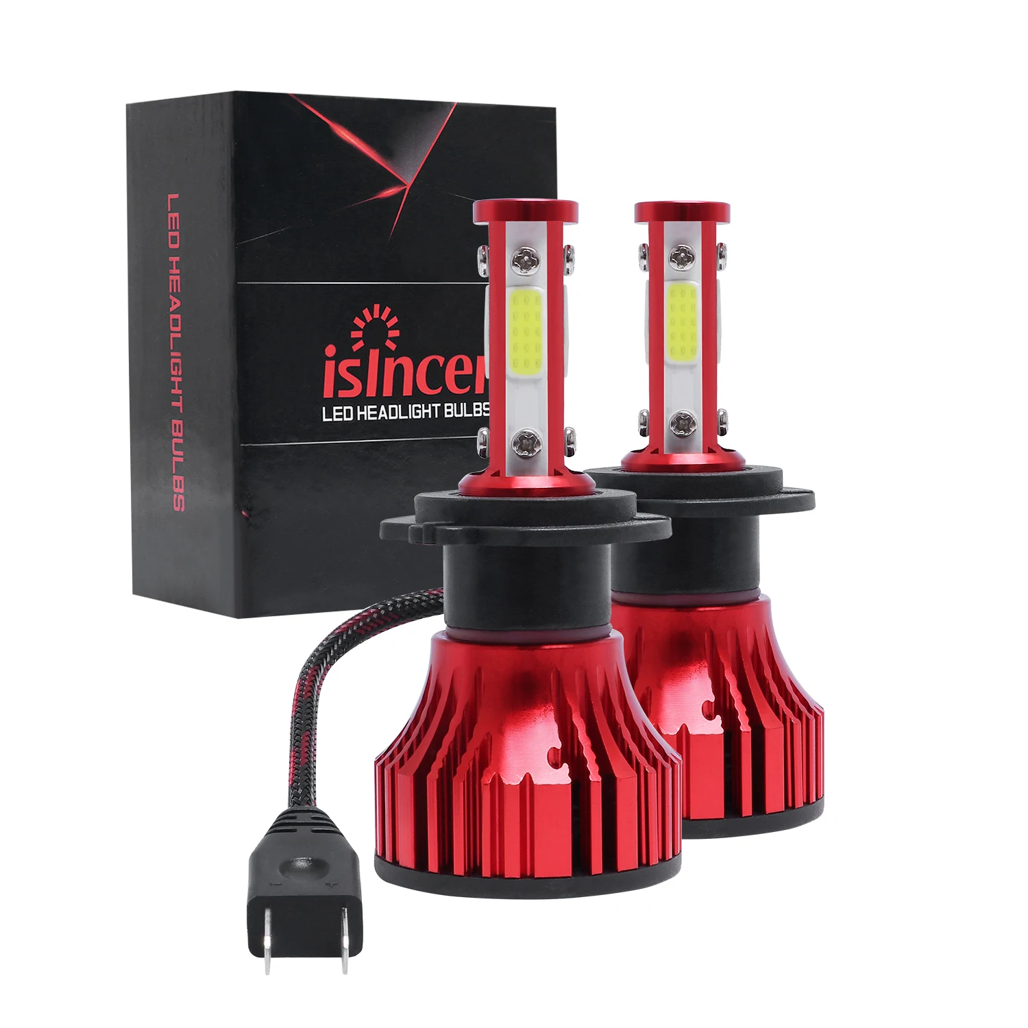 

9012 флейта лампы головного света 80 Вт 5202 лм H4 H7 H11 H13 фонари головного света автомобиля 4 боковые фонари Фонари 9007 9005 9006 COB лампы противотуманные фонари 6000K