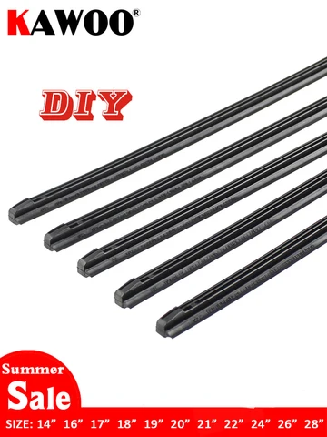 Топ Авто Автомобильная Транспортная Резиновая Полоса вкладыш для Щетки Стеклоочистителя (Наполнитель) 8мм Мягкий, 14" 16" 17" 18" 19" 20" 21" 22" 24" 26" 28", 1шт аксессуары