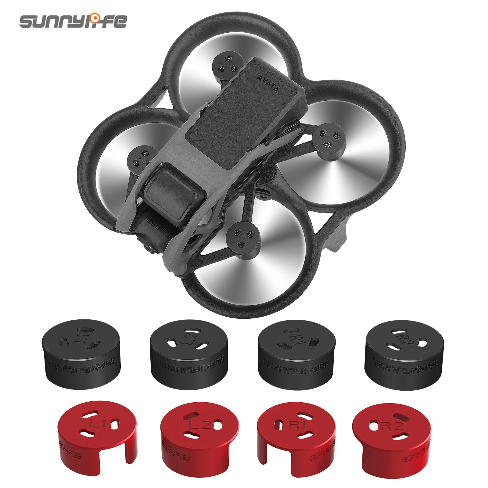 

Aluminium Motor Cover Cap Hood for DJI Avata Drone Accessories Cover Against Paddles Dust-Proof Engine Protector