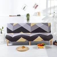 geometric no armrest sofa cover stretch floral sofa covers all inclusive folding sofa bed cover couches for living room