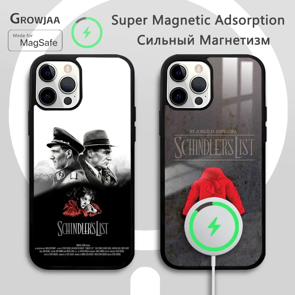 Чехол для телефона S-Schindlers List Film iPhone 16 15 14 13 12 11 Pro Max Plus Mini Magsafe Mirror беспроводной