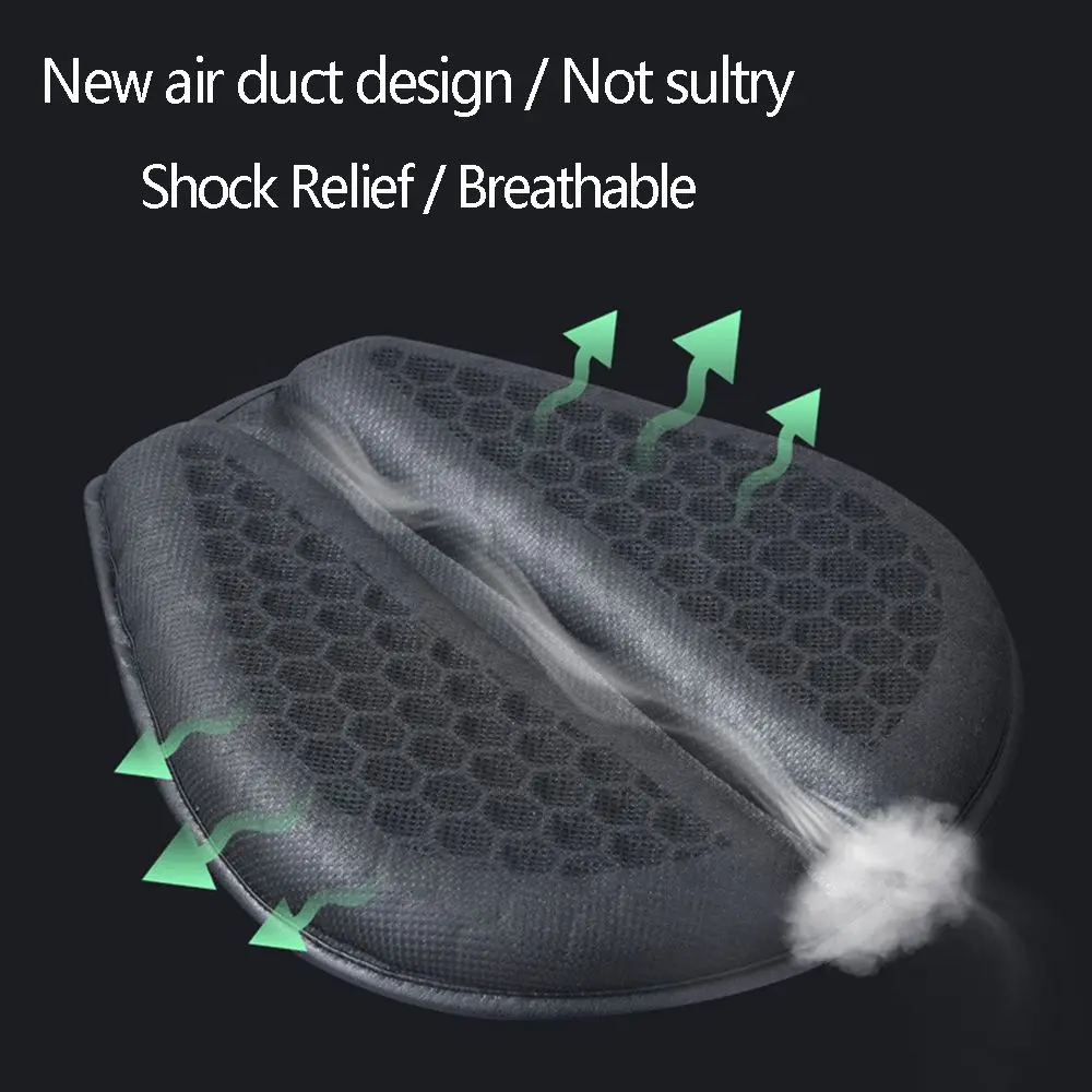 АМОРТИЗИРУЮЩАЯ 3D КОМФОРТНАЯ КРЫШКА ДЛЯ СИДЕНЬЯ С АНТИСКОЛЬЗЯЩИМ ГЕЛЕМ ДЛЯ МОТОЦИКЛОВ И МОТОЦИКЛЕТНЫХ АКСЕССУАРОВ.