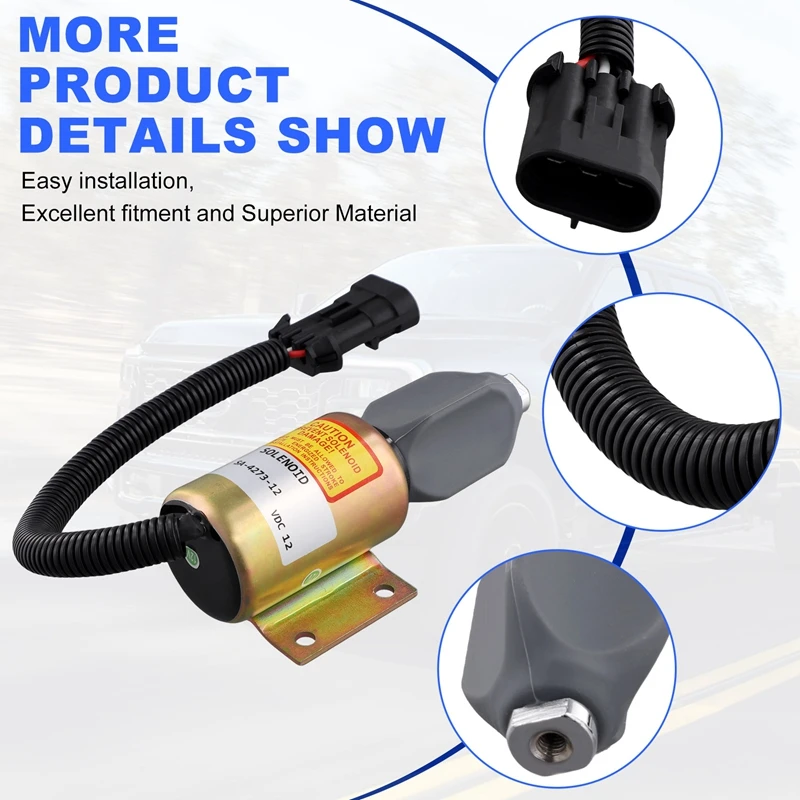 12 В Φ для двигателя Ford 7.8L тяжелый грузовик электромагнитный клапан