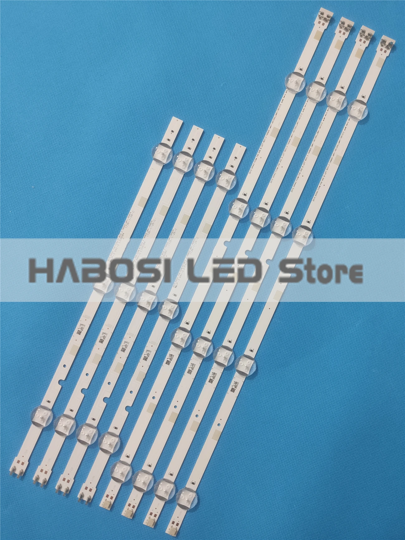 8 шт./комплект светодиодов UA43RU7500 UN43J5202 UA43J51SW UN43J5300 UE43J5272 UE43J5000 UA43J5100 UE43J5300 UE43J5200 BN96