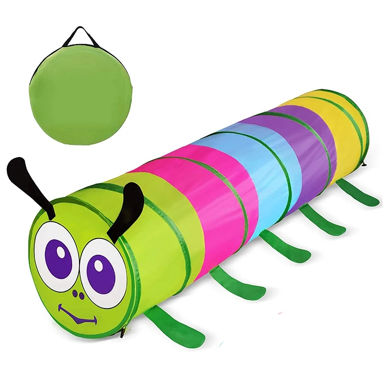 

Children Tunnel, Crawl Through Baby Tunnel Toy for Children Indoor & Outdoor Play, Best Birthday Present for Kids