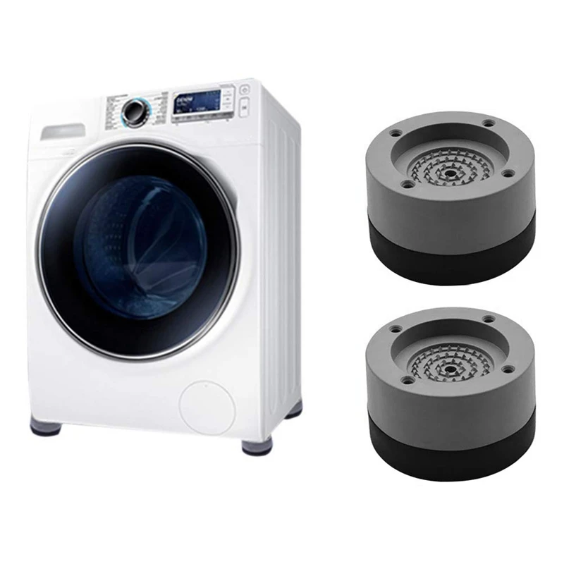 

4Pcs Anti Vibration Feet Pads Washing Machine Rubber Mat Anti-Vibration Pad Dryer Universal Fixed Non-Slip Pad Increase