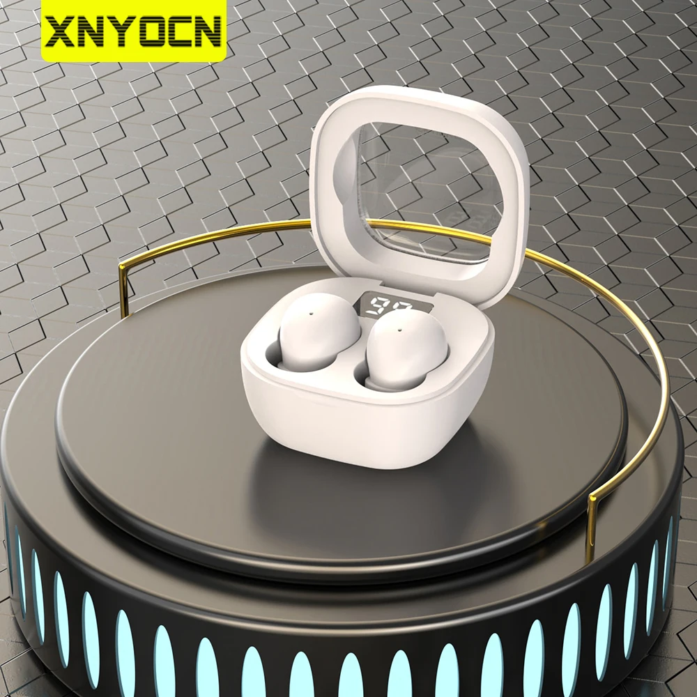 Беспроводные Bluetooth-наушники Xnyocn Mini TWS, наушники для сна с шумоподавлением, гарнитура с микрофоном, невидимые наушники