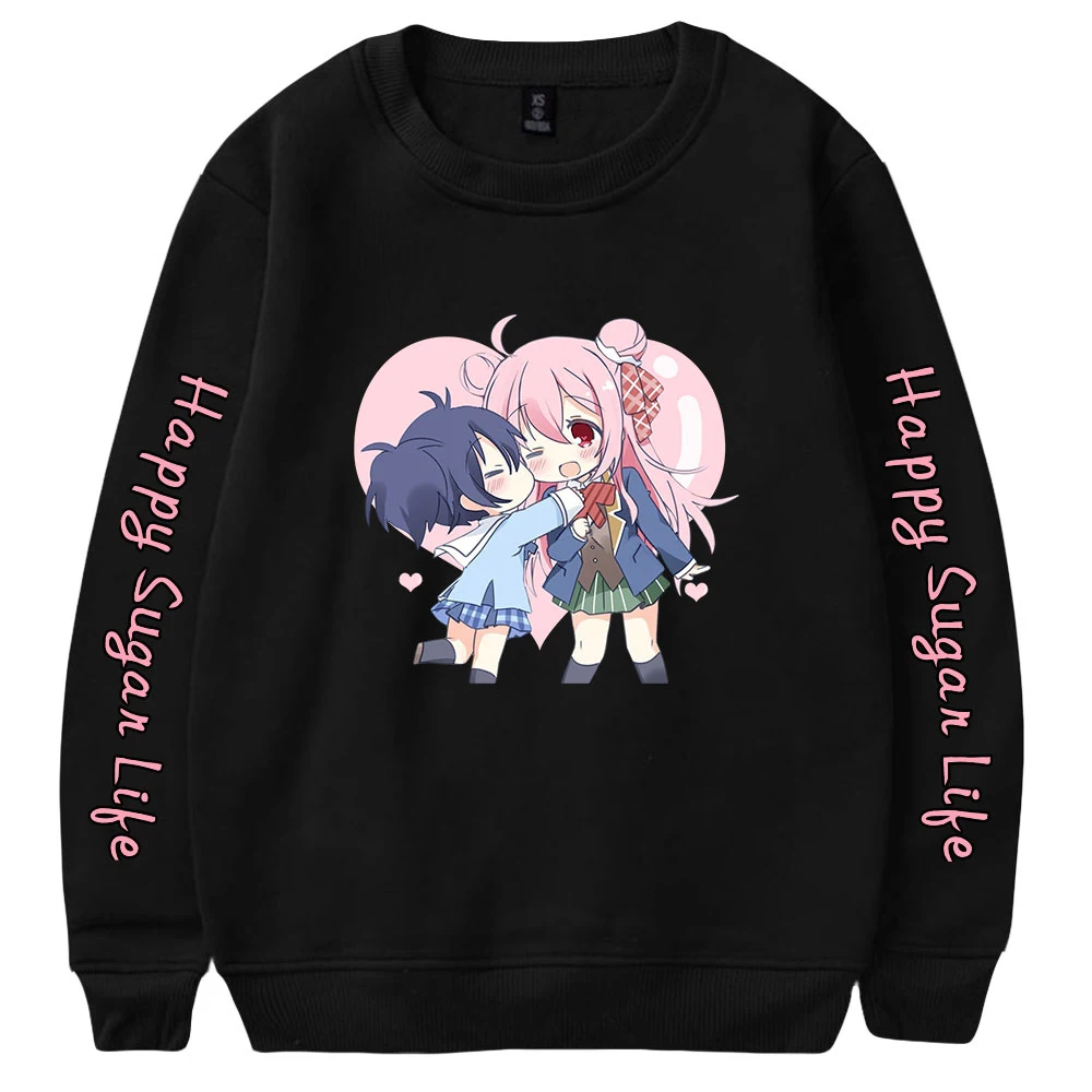 

2022 Happy Sugar Life Printed Sweatshirt Pullover Long-Sleeved Unisex Breathable Round Neck Pullover Man/Woman Hip Hop Clothes
