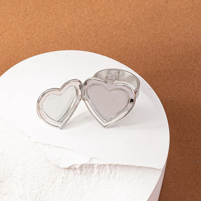 Модные дизайнерские кольца HIPICORRECT для женщин Открытое кольцо в виде сердца с
