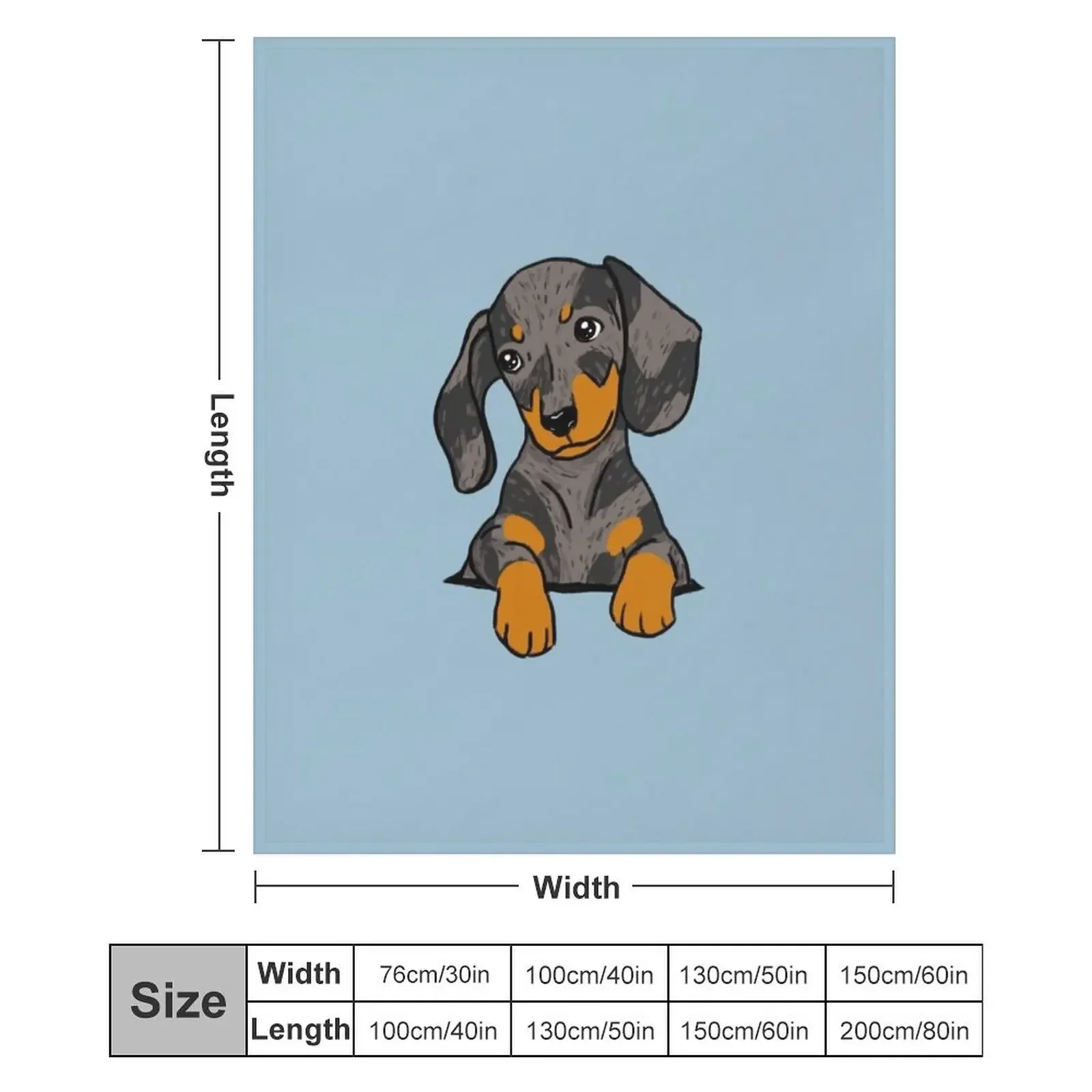 Dapple Dachshund Puppy in Your Pocket Пледы Покрывала аниме Одеяла (art.: 3920cd6ccc3dd) - 3920cd6ccc3dd