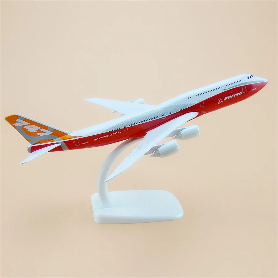 

20cm Air Prototype Boeing 747 B747-8 Airlines Plane Model Alloy Metal Diecast Model Airplane Aircraft Airways Kids Gift