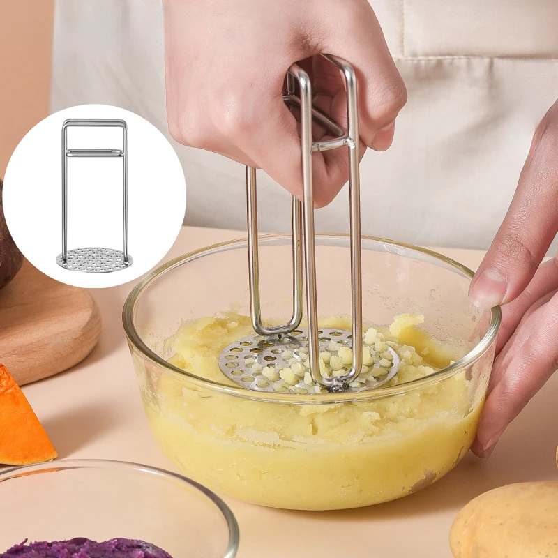 

Multifunctional Potato Masher Carrot Pumpkin Crusher Household Vegetable Crusher Garlic Complementary Food Masher Kitchen Tools