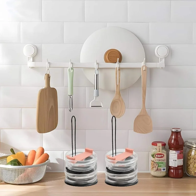 Кухонная стойка для хранения NoPunch вертикальный Органайзер экономии подставка