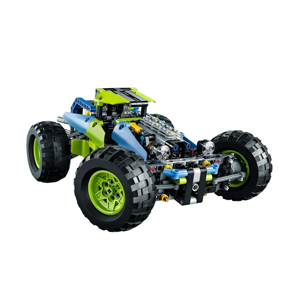 

MOC Truck 2 In 1 42037 Formula Off-Roader mechanical Formula Buggy High Speed Car Big Foot Vehicle High-Tech Building Blocks Toy