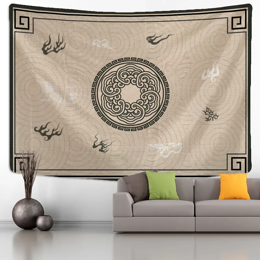 Минималистичная настенная книжная полка гобелен волка природный пейзаж