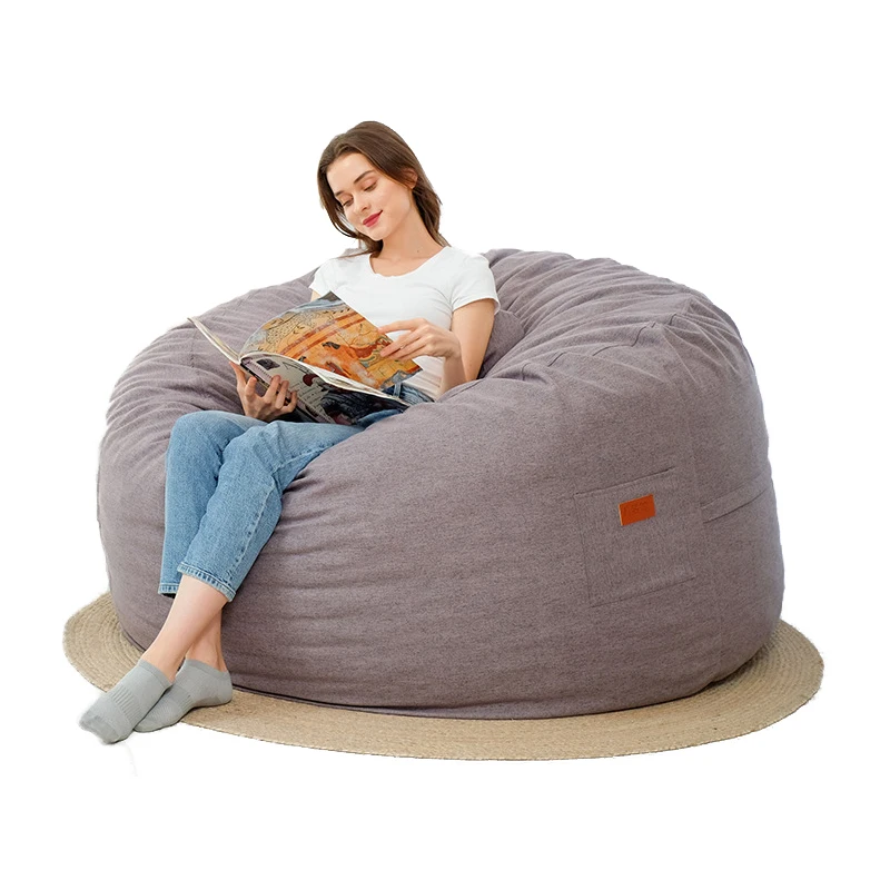 

Memory foam 5 ft bean bag chair living room giant beanbag sofa comfortable large Bean bag chairs