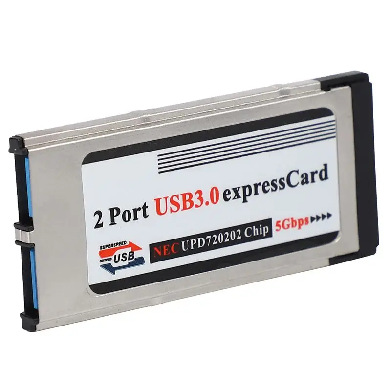 

Высокоскоростной адаптер-переходник с 2 портами внутри USB 3,0 Usb3.0 на экспресс-карту 34 мм для ноутбука