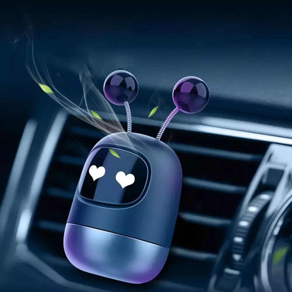 

Автомобильный освежитель воздуха, Симпатичный робот, автомобильный диффузор, твердый ароматерапия, освежитель воздуха для вентиляции, акс...
