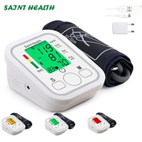saint health digital blood pressure monitor pulseheart beat rate meter device medical equipment tonometer bp sphygmomanometer