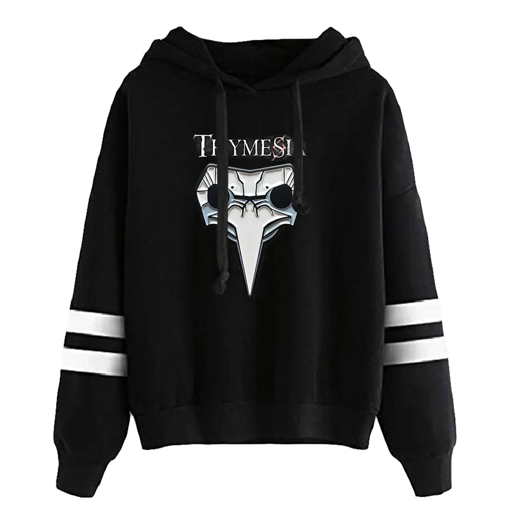 Thymesia Game Unisex Pocketless Parallel Bars Sleeves Sweatshirts Women Men Hoodie Casual Style Harajuku Clothes