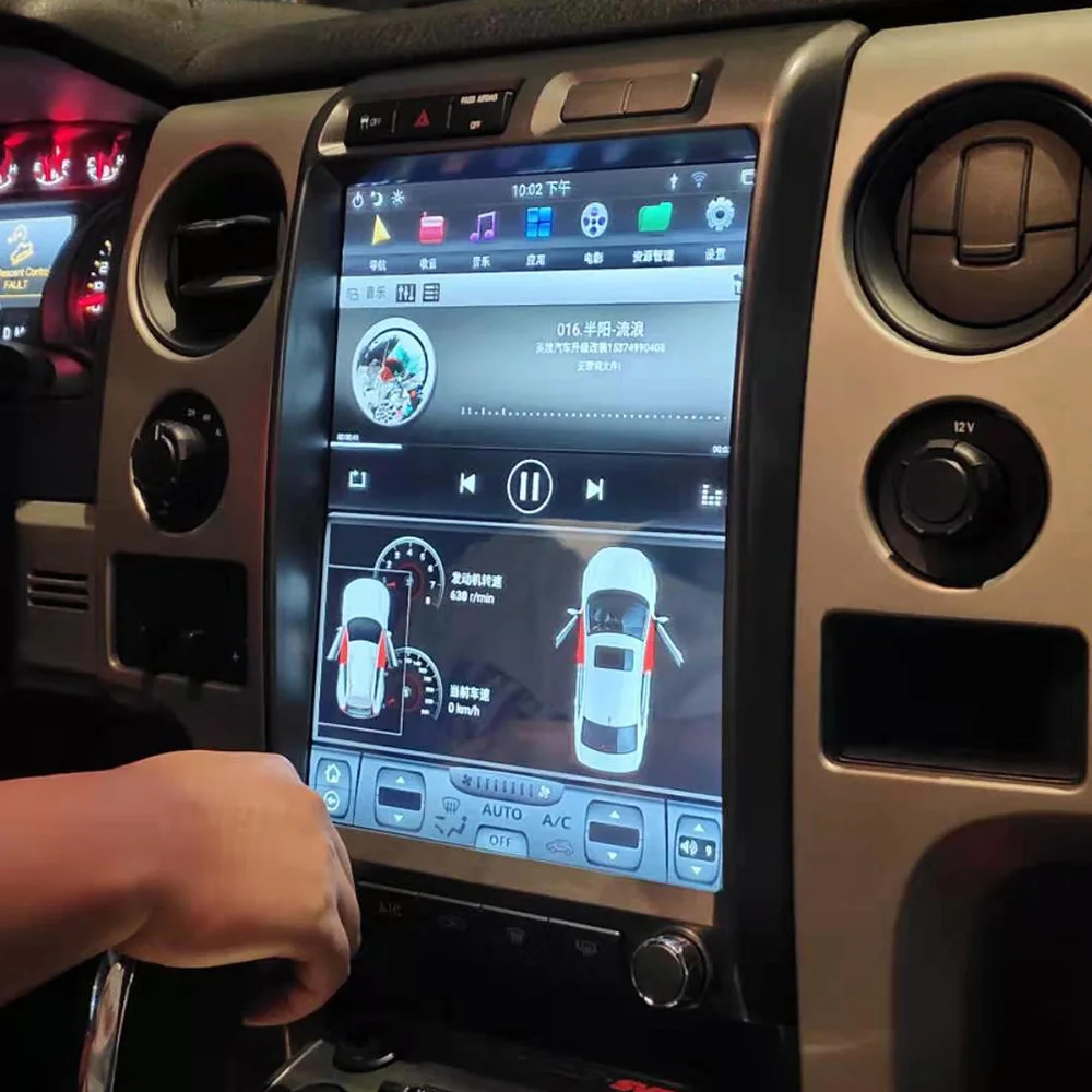 Фото Tesla GPS навигация для Ford Raptor F150 2009-2012 Авто Радио Стерео 13 