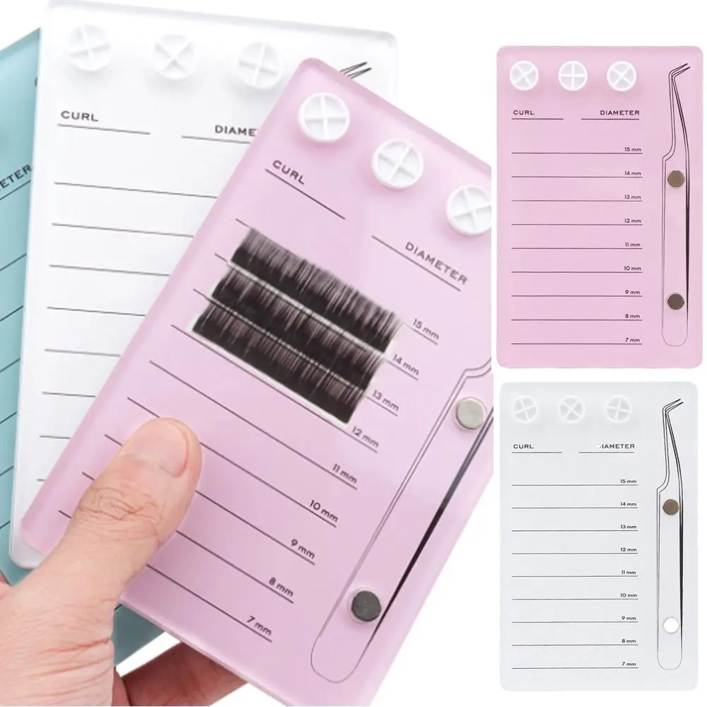 

to Clean Makeup Training Tools Acrylic Pallet Eyelash Extensions Adhesive Glue Pallet Eyelash Extension Display Tray