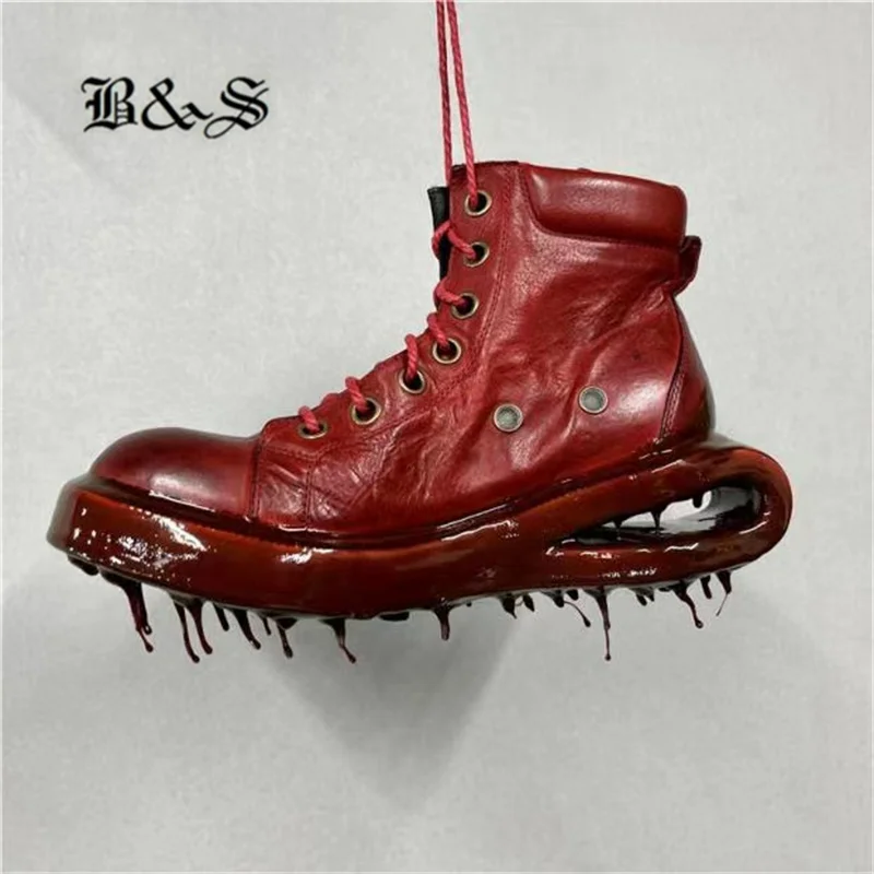 Черные и уличные широкие кружевные кроссовки