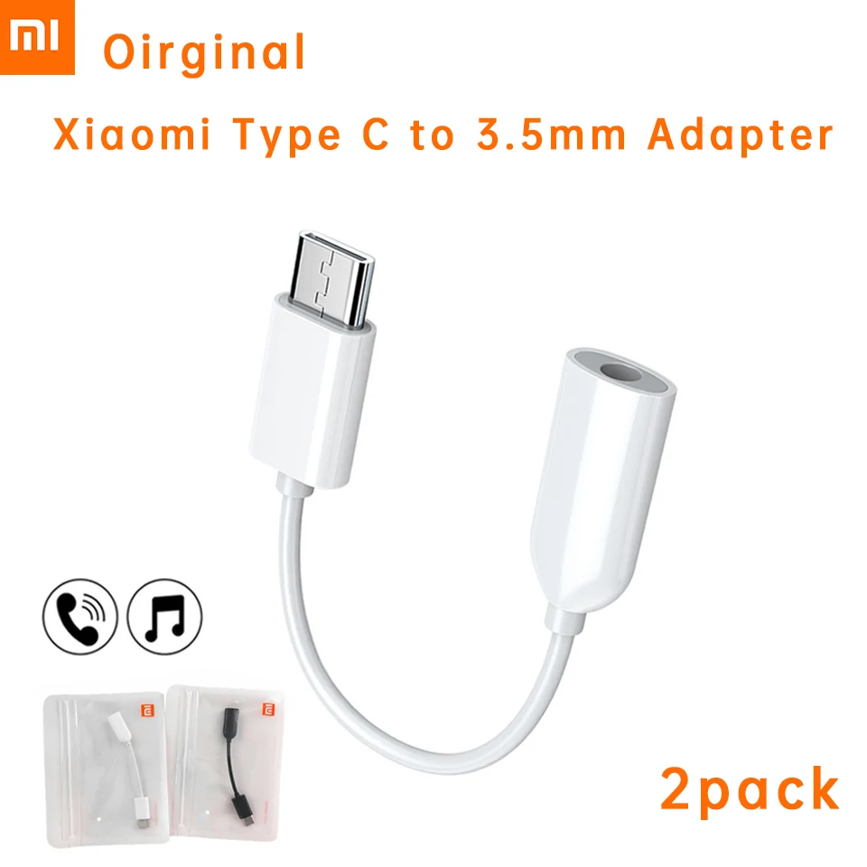 Оригинальный переходник для наушников Xiaomi с Usb Type C на 3 5 мм преобразователь Mi 12X 12