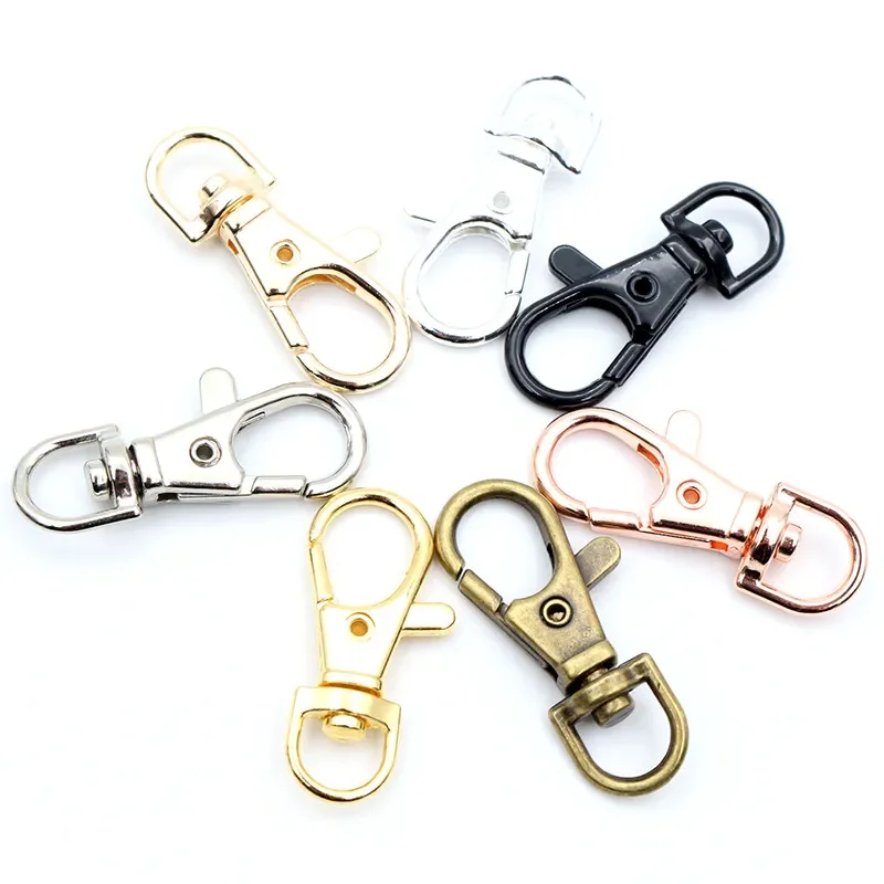 32mm 36mm 38mm Bronze Rhodium Gold Silver Plated Jewelry Findings,Lobster Clasp Hooks for Necklace&Bracelet Chain DIY