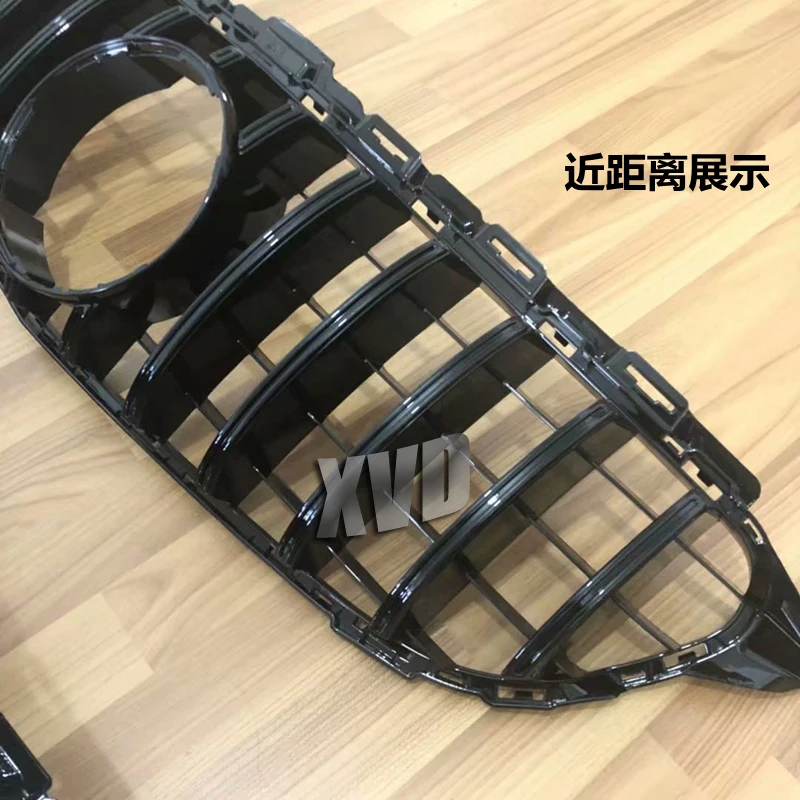 2015 + GT R решетка для Mercedes bens C Class w205 Передняя c205 c180 c200 c250 c300 2015-2018