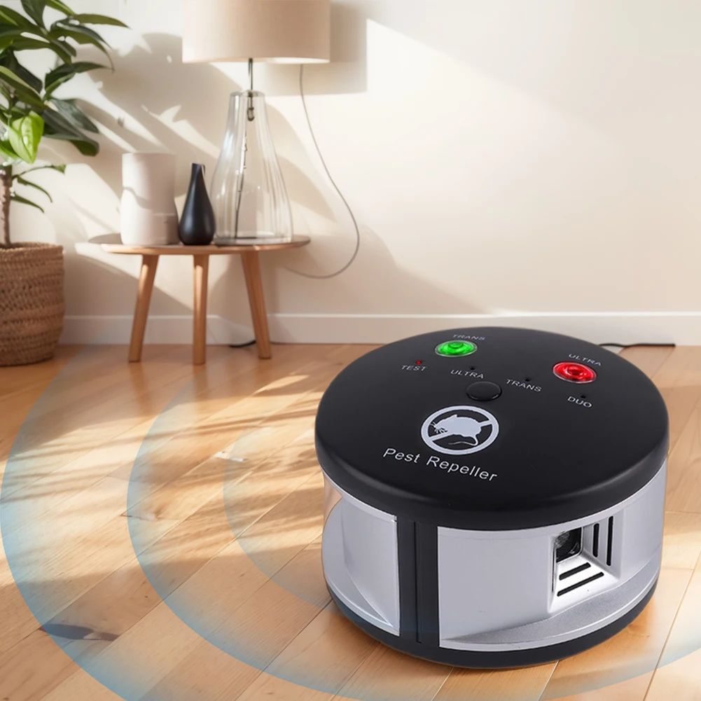 Ультразвуковой Отпугиватель вредителей 360 градусов 4 режима