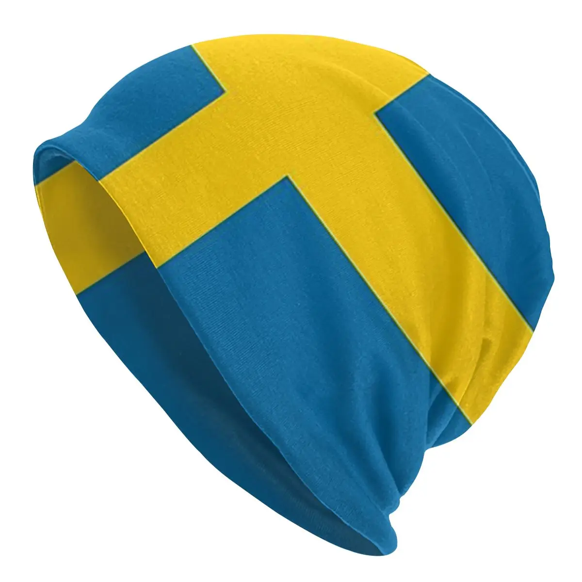 

Sweden Swedish Flag Bonnet Hats Cool Outdoor Skullies Beanies Hats for Men Women Knit Hat Spring Dual-use Cap
