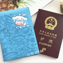 Cartoon Cute Sanrio Hello kitty Kuromi Passport Case Portable Document Case Travel Boarding Passport Card Storage Wallet