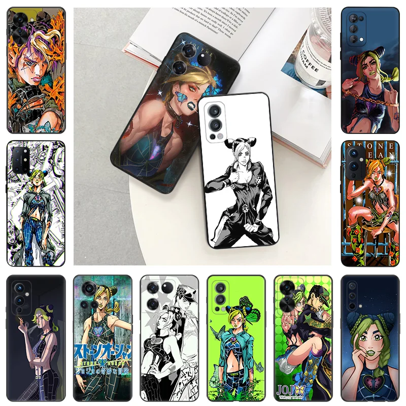 

For OnePlus 11 Ace 10 Pro 9 7 7T 8T 8 Nord CE 2 3 Lite N100 N30 N20 N10 5G JOJO Jolyne Cujoh Soft Phone Shell Case Cover