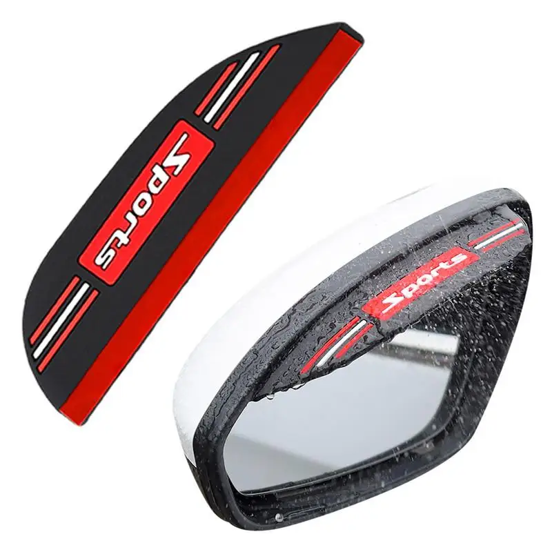 

2 шт., универсальные автомобильные накладки на зеркало заднего вида