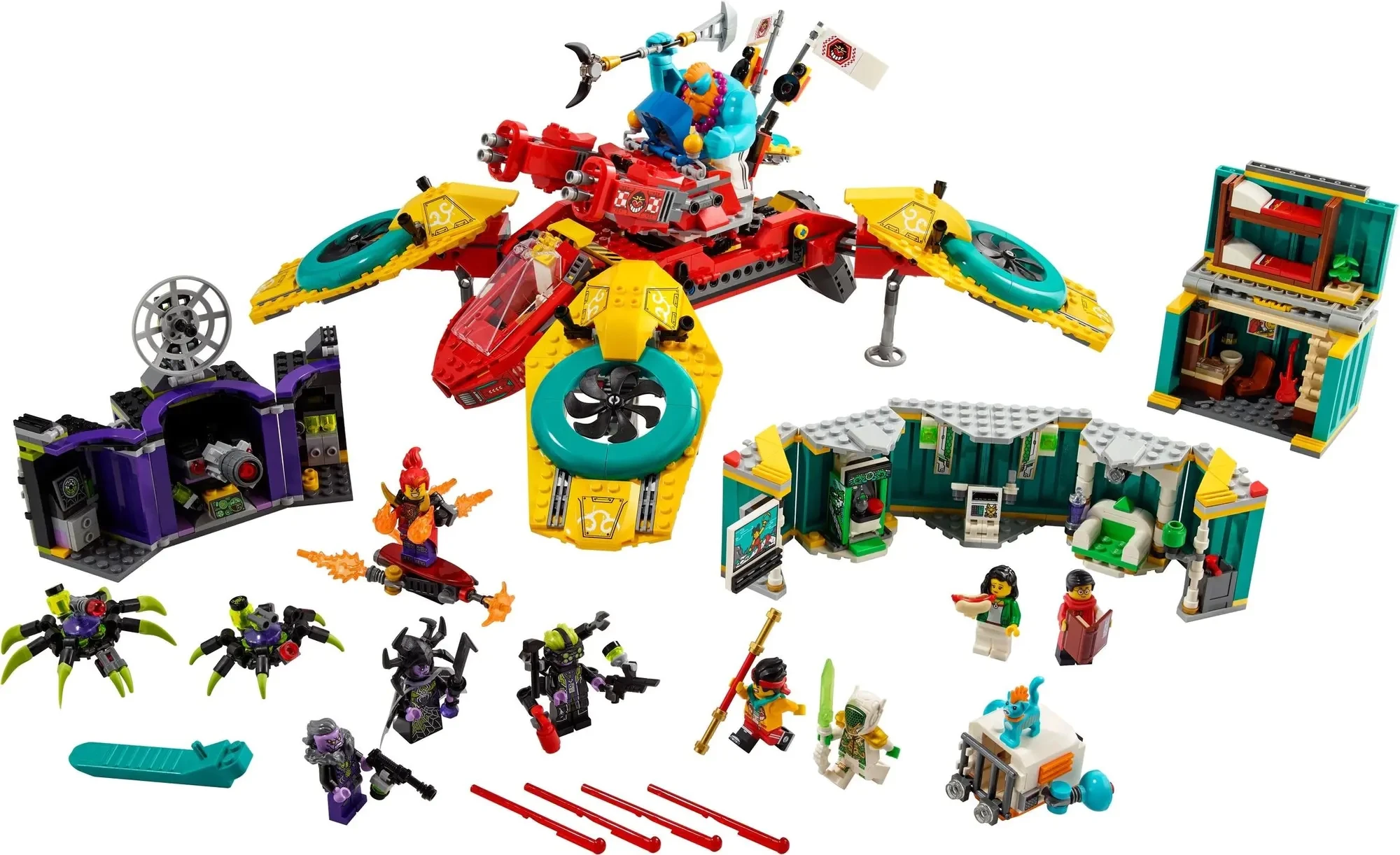 

Wukong Golden Mech Monkey King Building Blocks Compatible with Lego 80023 Robot Mecha Model Bricks Toys Kids Christmas Gifts