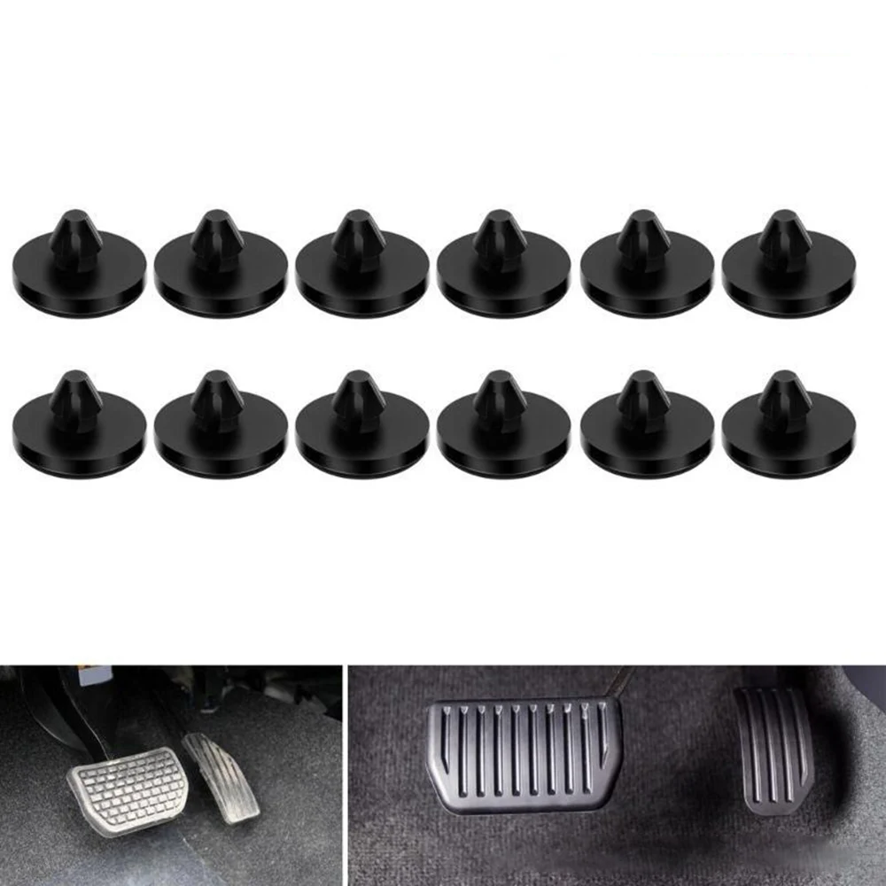 

12pcs 90541-06036 Brake Switch Stopper Rubber Brake Pedal Pad Stop Cushion Brake Lights Switch Limiter