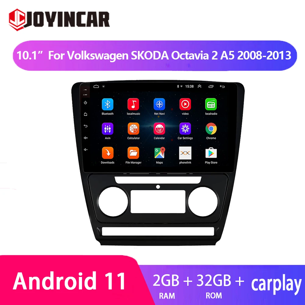 

Автомагнитола 2 Din на платформе Andriod 10 для Volkswagen, SKODA Octavia 2 2008-2013, мультимедийный стереоплеер 10 дюймов для Carplay, Navigaion, головное устройство с GPS