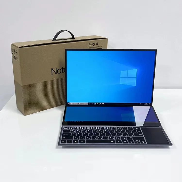 

High Quality Low Price Laptop Oem 16 Inch Dual Screen 2560*1600 2k Ux582 Touch Screen Core I7 10th Gen Composition Computer