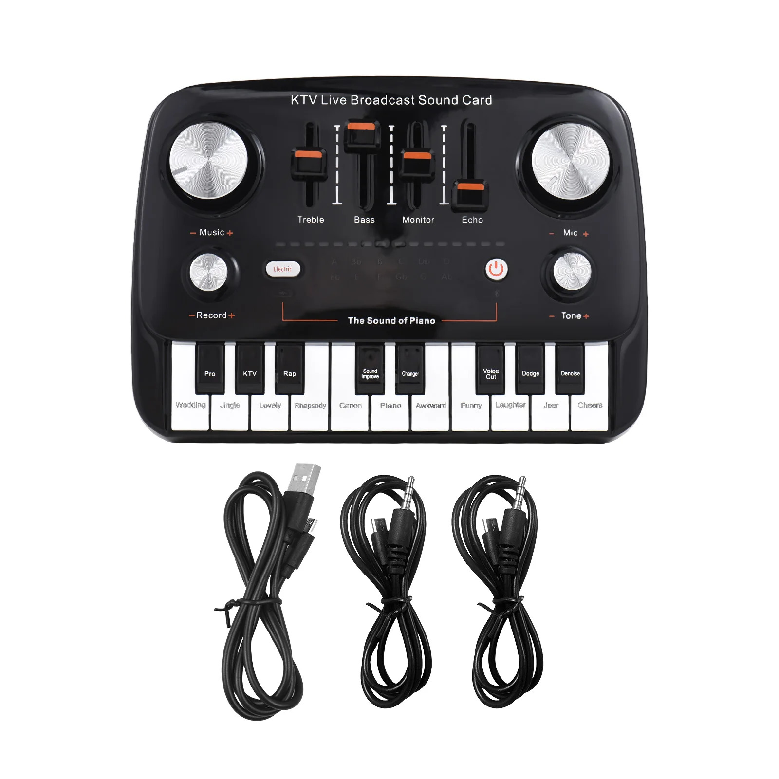 Звуковая Карта В Форме Фортепиано BT Беспроводная Передача Без Потерь Настольная