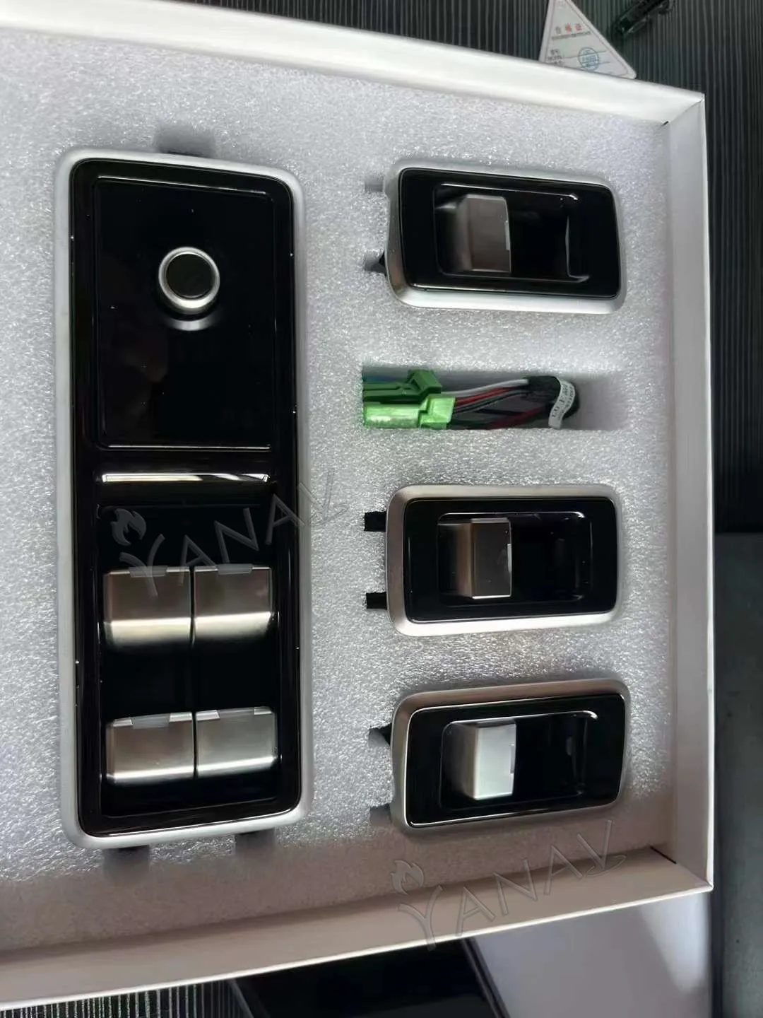 

Переключатель стеклоподъемника, ЖК-кнопка для Land Rover Discovery 5 17-18 для Range Rover Sport L320 13-17 Sport L494 14-17, автомобильные аксессуары