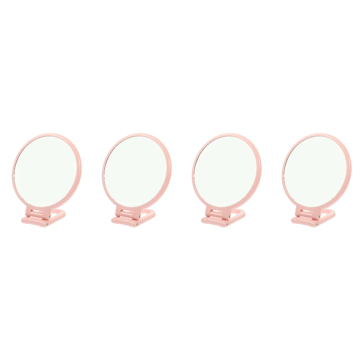 

4pcs Portable Mirror Folding Makeup Mirror Mirror Handheld Makeup Mirror