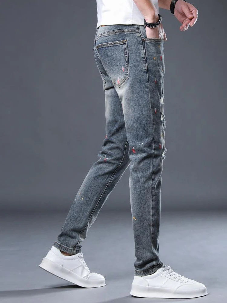 High Stree мужские черные джинсы