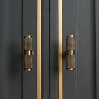 retro solid bronze brass knurled handle pulls cupboard wardrobe dresser box drawer cabinet knobs and handles furniture hardware
