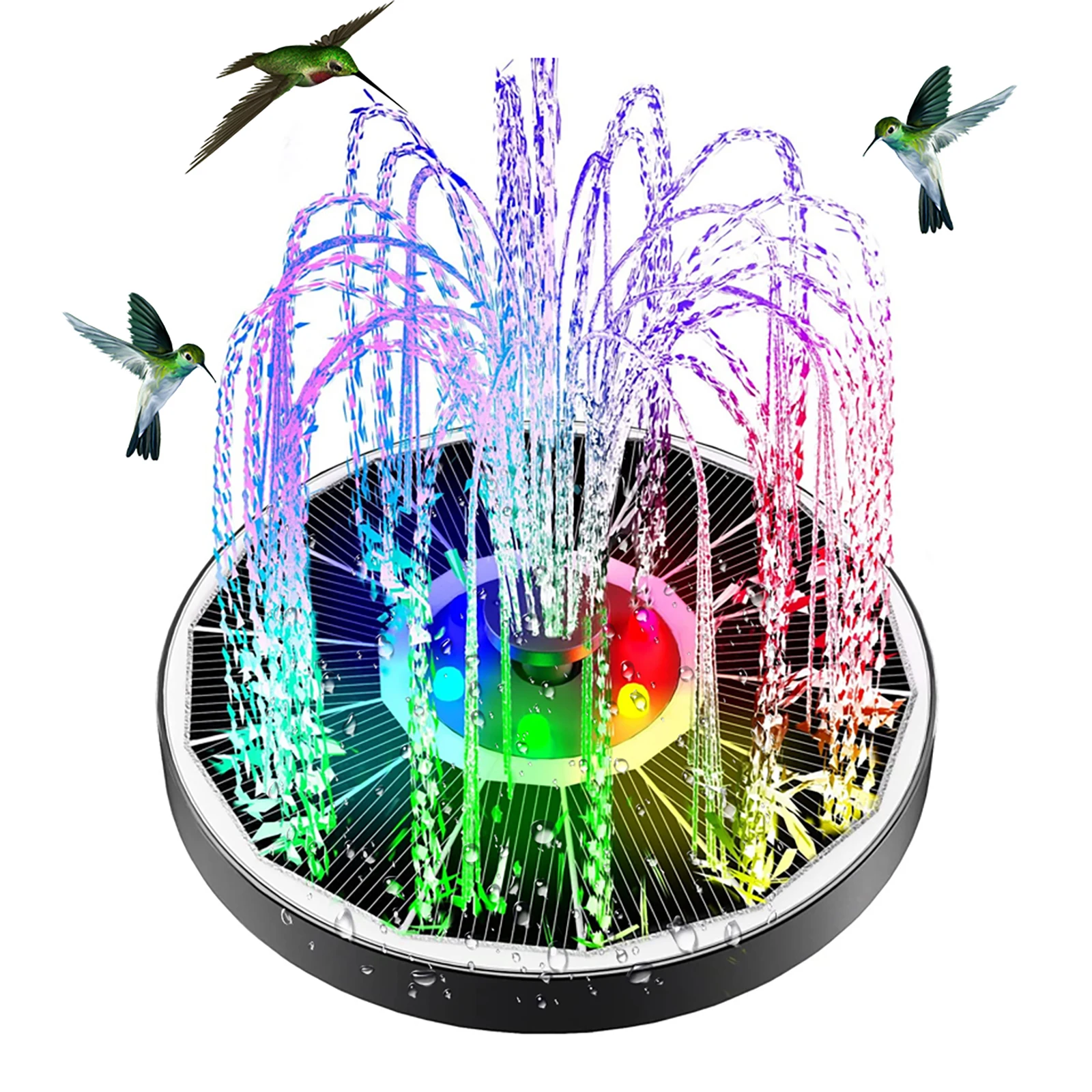 

3.5W Solar Bird Bath Fountain Pump Automatic Operation Solar Powered Floating Water Fountain Pump Garden Decoration