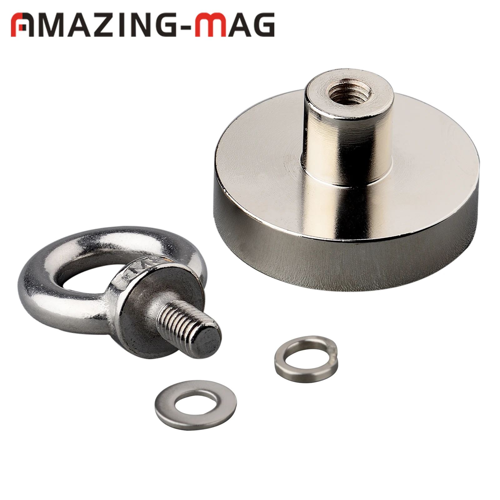Диаметр 48 мм неодимовые рыболовные магниты крепкий винт отверстие окуляр в реке