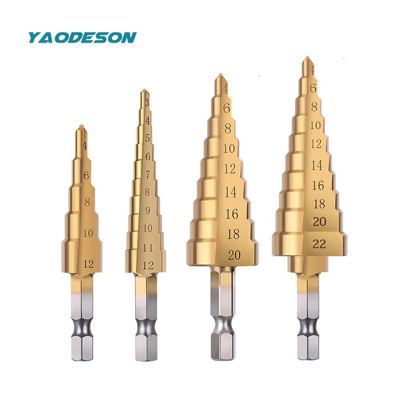 сверло ступенчатое сверла по металлу фреза Ступенчатое 4-12 мм 4-20 4-22 быстрорежущая