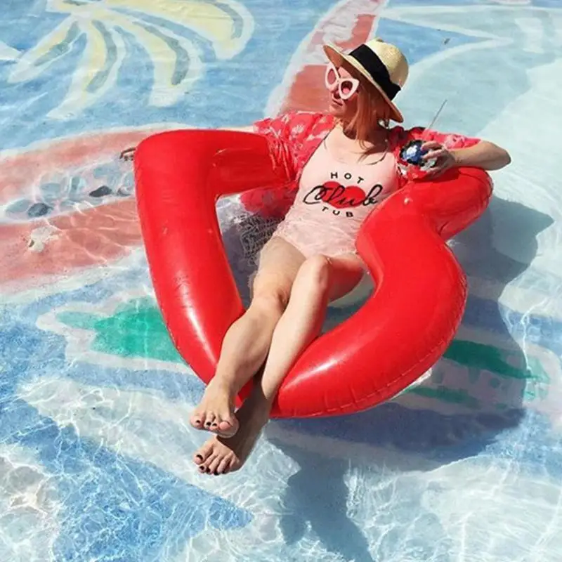 

Heart Shaped Swimming Ring for Adult Kids Summer Swim Inflatable Pool Floats Inflatable Pool Tubes Water Sports Toy Floating Mat